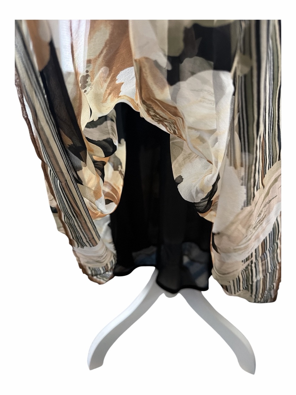 NWT Signature by Robbie Bee Black Floral Sequin Maxi Dress Size 10 - Picture 4 of 15